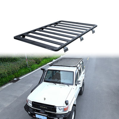 Ελαφρύ Toyota LC76 Rack οροφής αυτοκινήτου με 2166 * 1320 * 44mm Μέγεθος και 23,5kg χωρητικότητα