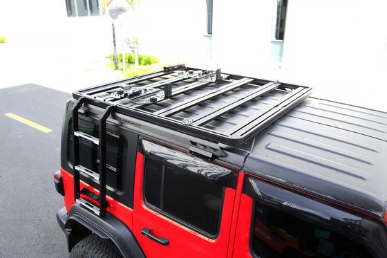 JEEP WranglerJL Universal 4 Runner Side Αυτοκίνητο Αλουμινίου Βάση Οροφή Rack Αμαξοκίνητο πλευρική σκάλα