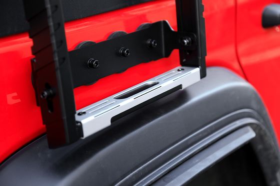 2023 σχεδιασμός ανοξείδωτου χάλυβα 304 πλευρική σκάλα για Jeep Wrangler JL 4x4 Car Flat Roof Rack