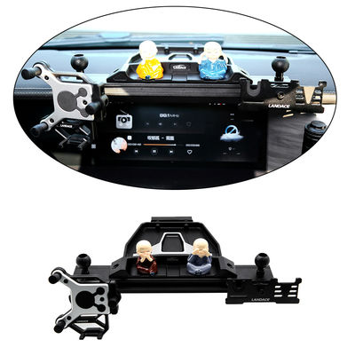JEEP Wrangler JL Αλουμινίου κράμα Κέντρο κονσόλα Κράτη κινητού τηλεφώνου για δεξαμενή 300