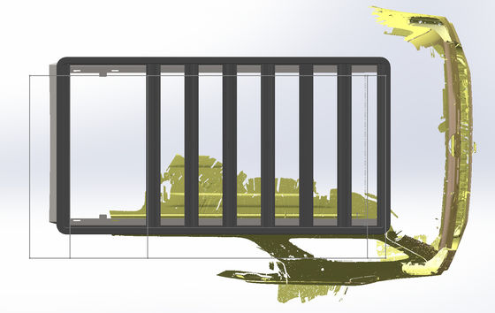 OEM κατασκευή καθολικού ράφους οροφής φορτίου αυτοκινήτου για την Toyota Αδύναμος και μακροχρόνιος