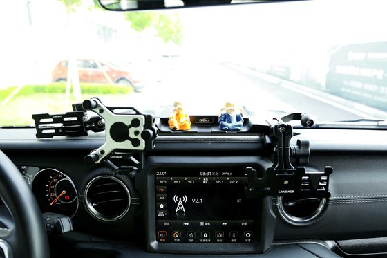 4x4 Συσκευές οχημάτων Αλουμινίου κράμα Κέντρο κονσόλα Κράτη κινητού τηλεφώνου για Jeep