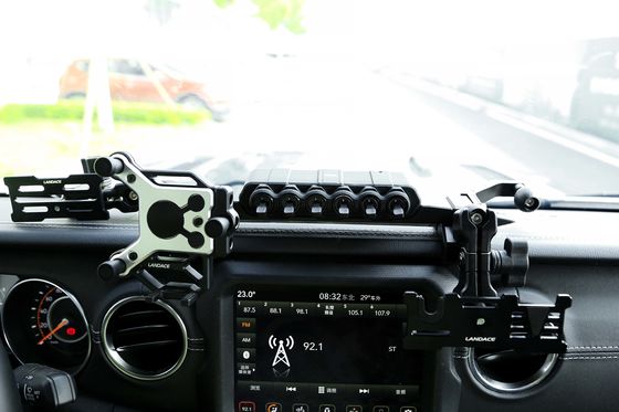 4x4 Συσκευές οχημάτων Αλουμινίου κράμα Κέντρο κονσόλα Κράτη κινητού τηλεφώνου για Jeep