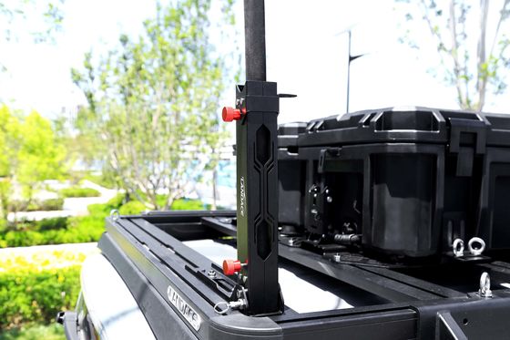 Ανθεκτικό στη σκουριά αλουμίνιο 323X78X86mm Υποστήριξη σημαίας για Jeep Πολυλειτουργικό