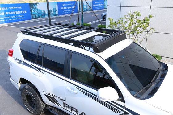 Αλουμινένιο κράμα κεφαλής καλάθι για Toyota Fortuner 150 * 142 * 5 Μέγεθος Powder Coating Φινίρισμα