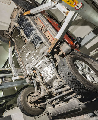 5mm πάχος αλουμινίου πορτοκαλί σύνολο Wrangler JL Skid Plate 19 για off-road απόδοση