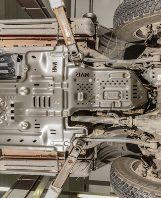 Μαύρη σκόνη επικαλυμμένη Wrangler JL εκροή σωλήνα δίσκος δίσκος προσαρμοσμένο 2018-2019 έτος