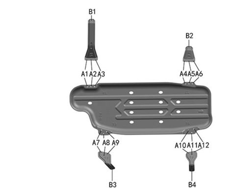 Nissan Patrol Y62 Θάλασσα καυσίμου Σκιτ Πλακέτα Προστάτης κάτω από το σώμα του αυτοκινήτου για οδικές επιδόσεις