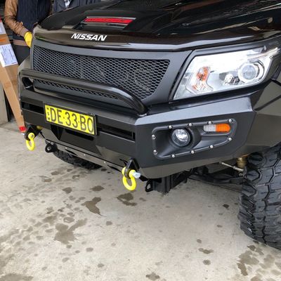 2009 Έτος 4X4 Συσκευές Πλακέτες προφυλακτήρα Winch Bull Bar Πλακέτα προφυλακτήρα μπροστινού αυτοκινήτου για Nissan Navara