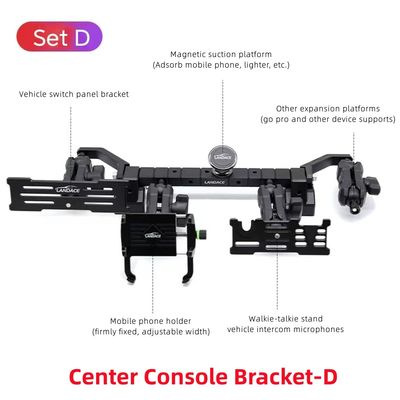 Σκληρό ανωτιστικό αλουμινένιο κράμα για Jeep Wrangler JL JK Center Dash Console