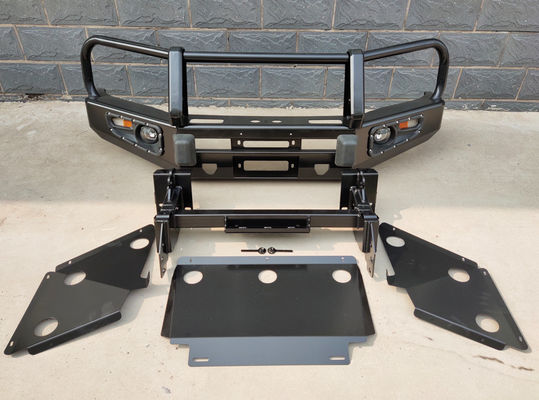 Off-road Winch Bull Bar Μπροστά πλάκα προφυλακτήρα με φως LED και τοποθέτηση δίσκο Toyota Tocama
