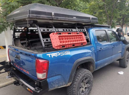 Off-road Winch Bull Bar Μπροστά πλάκα προφυλακτήρα με φως LED και τοποθέτηση δίσκο Toyota Tocama