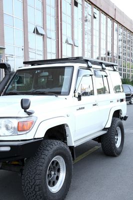Toyota Lc 76 4x4 Συσκευές οχημάτων επίπεδα ράφια οροφής με επικάλυψη ισχύος και αλουμίνιο