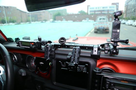Jeep Wrangler JL Αλουμινίου Κέντρο κονσόλα Κράκετ Πίνακα ελέγχου Mount για το αυτοκίνητο κάλυμμα τηλεφώνου