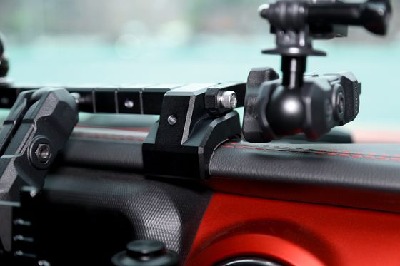 Jeep Wrangler JL Αλουμινίου Κέντρο κονσόλα Κράκετ Πίνακα ελέγχου Mount για το αυτοκίνητο κάλυμμα τηλεφώνου
