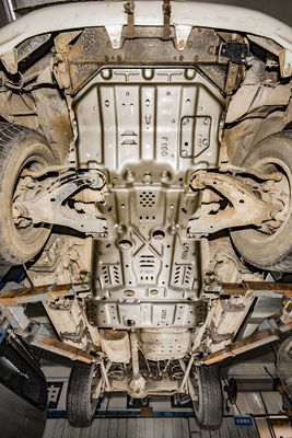 2003-2005 Toyota LC 100 Κουτί προστασίας κάτω από το σώμα Αλουμίνιο Ασπίδα κινητήρα Προστάτης κιβωτίου ταχυτήτων