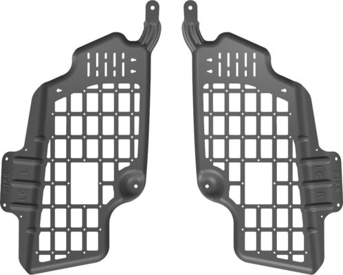 Εύκολα Black Molle πίσω παράθυρα αποθήκευσης πάνελ για offroad εξοπλισμού και εργαλεία ανάκτησης