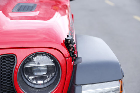 Προσαρμοσμένα αλιεύματα με καπό για Jeep Wrangler JK JL Καθαρό βάρος 0,35kg/pc Επεξεργασία CNC