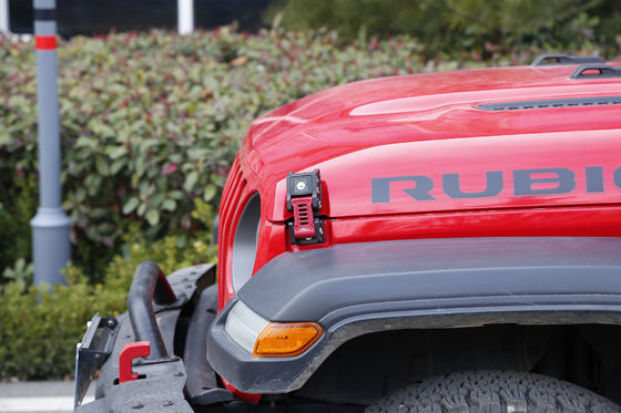 Προσαρμοσμένα αλιεύματα με καπό για Jeep Wrangler JK JL Καθαρό βάρος 0,35kg/pc Επεξεργασία CNC