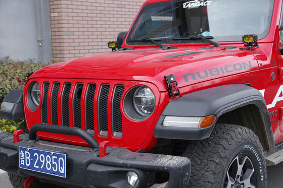Εργαλεία CNC 4X4 Εξωτερικά εξαρτήματα Οχήματος Δύναμη επικαλυμμένη κουκούλα Κλειδί για JEEP Wrangler