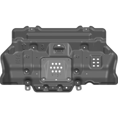 Αυτοκίνητο μοντέλο Toyota Prado 120 Ατσάλινος Σιδηρούχος Μηχανής Κάτω από την Ασπίδα Προστασίας Προστασίας