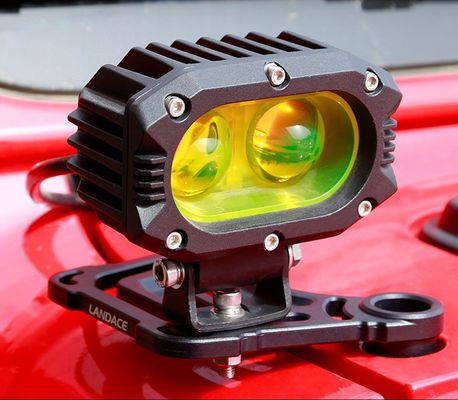 Αλουμινένιο κάλυμμα για κουκούλα Φωτεινές στήλες για το Jeep Wrangler