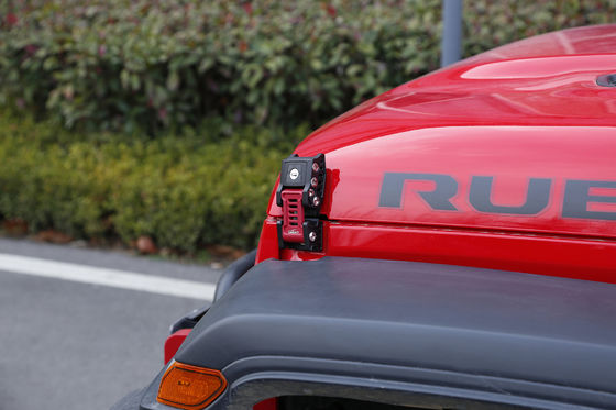 Δύσκολη ανωδίαση βαρέος φορτίου CNC μηχανική συναρμολόγηση αγκίστρου κουκούλας για Jeep Wrangler 0,35kg/pc