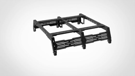 Πέρα από το δρόμο 4X4 Αλουμινίου κράμα Cargo Roll Bar Ρυθμίσιμο στέγη Mount για φορτηγό κρεβάτι Rack