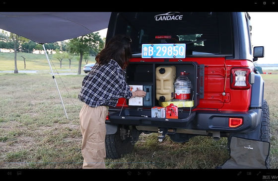 Κουτί αποθήκευσης πίσω πόρτας Jeep JL για αναβαθμίσεις εκτός δρόμου και τροποποιήσεις για Wrangler JK