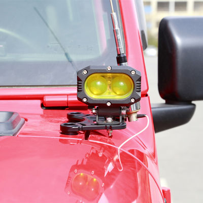 Jeep A Pillar Work Light Mount Pair με ισχυρή υποστήριξη και θερμικά ανθεκτικό στήριγμα
