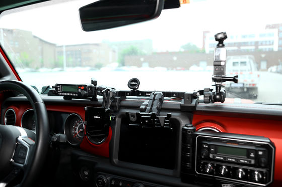 Jeep Wrangler Phone GoPro CB Μικροφώνου και κάμερας DSLR Κρατήρας με γεωμετρικό σχεδιασμό