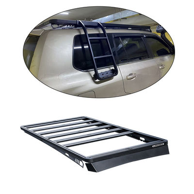 Μαύρο αλουμινίου κράμα στέγη Rack Mount Basket για 4Runner αυτοκίνητο στέγη off-road αξεσουάρ