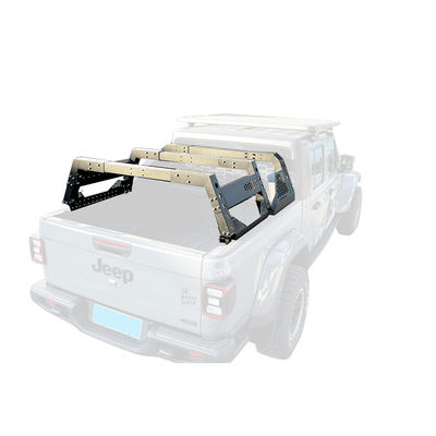JEEP συμβατό μαύρο υφασμένο επίστρωμα σκόνης φινίρισμα Overland bed rack roll bar system