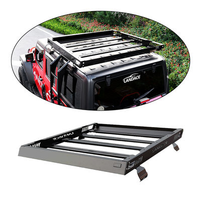 Μαύρη σκόνη επικαλυμμένη στέγη Rack καλάθι για Jeep Wrangler Custom design από ανοξείδωτο χάλυβα