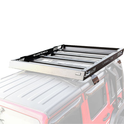 Μαύρη σκόνη επικαλυμμένη στέγη Rack καλάθι για Jeep Wrangler Custom design από ανοξείδωτο χάλυβα